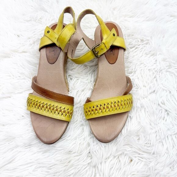 Pikolinos Strappy Leather Espadrille Wedge Sandals - Picture 2 of 8